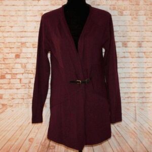 Ellen Tracy Wool Cardigan Size L